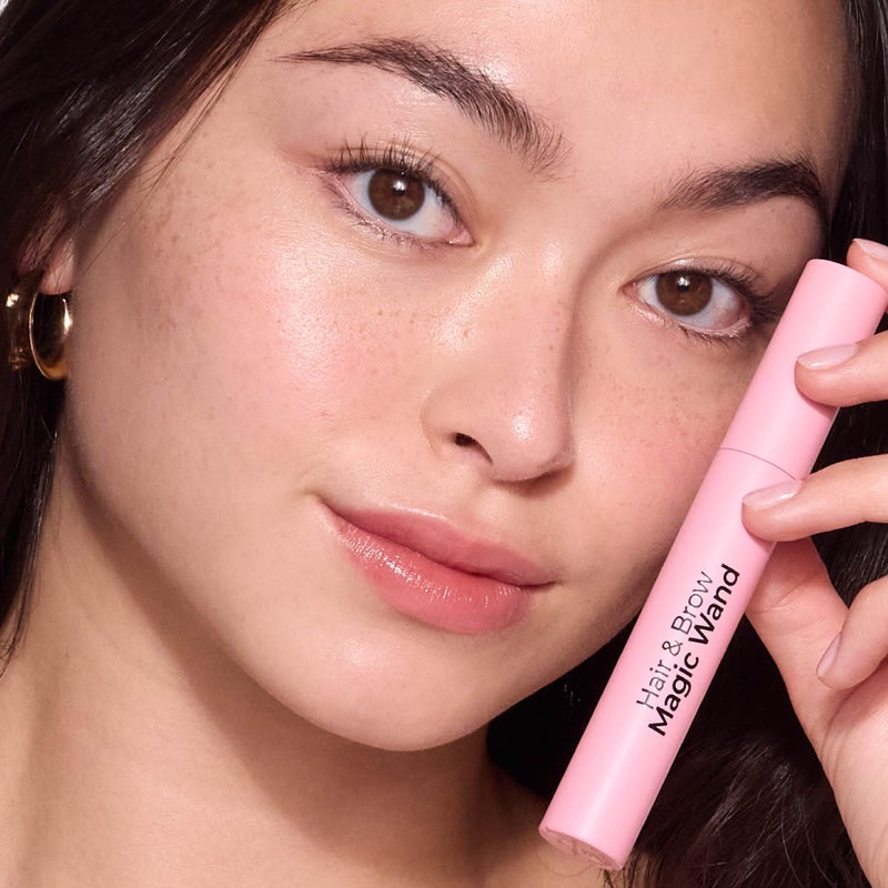 MCoBeauty - Hair & Brow Magic Wand - 2-in-1 Gel for Taming Baby Hairs & Shaping Eyebrows - Flexible Silicone Brush with Bristles - Versatile Brow and Baby Hair Gel - Stocking Stuffers - Image 2