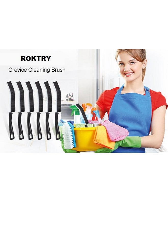ROKTRY 6 pcs Crevice Cleaning Brush, Hard-Bristled Cleaning Brush Tool, for Kitchen Surfaces, Window Slots Dead Corners, Tiles & Faucetsr, Bathroom Gap - Image 4