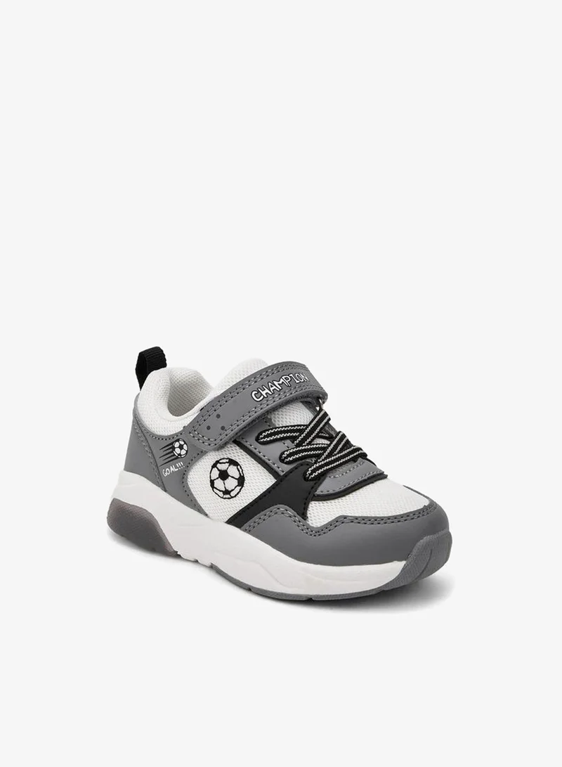 JUNIORS Boys Hook & Loop Light-Up Ankle Sneakers