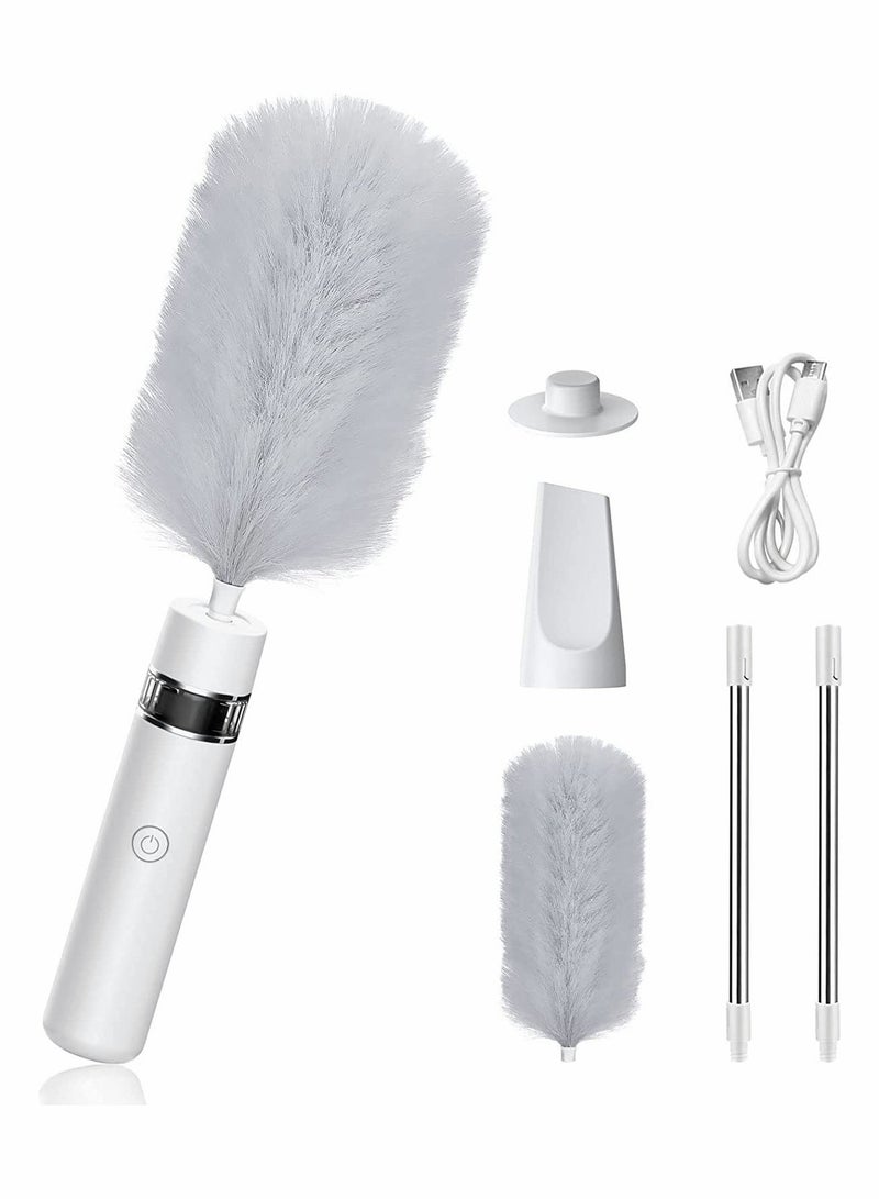 SYOSI Electric Duster Cleaning Brush Rechargeable 360° Spin Dusters Wireless Microfiber Dusting Multifunction Window Blinds Furniture Tool Household Helper - Image 1