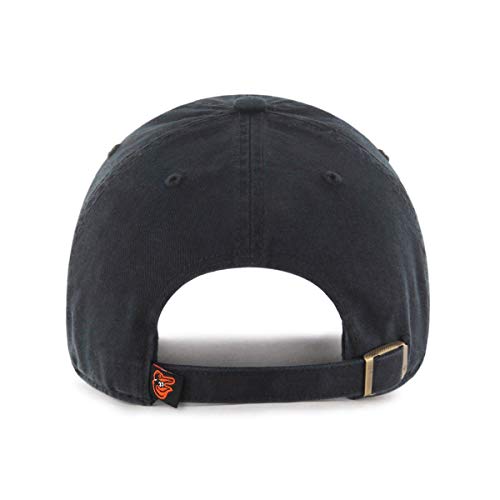 47 MLB Baltimore Orioles '47 Clean Up Adjustable Hat, Black, One Size - Image 2