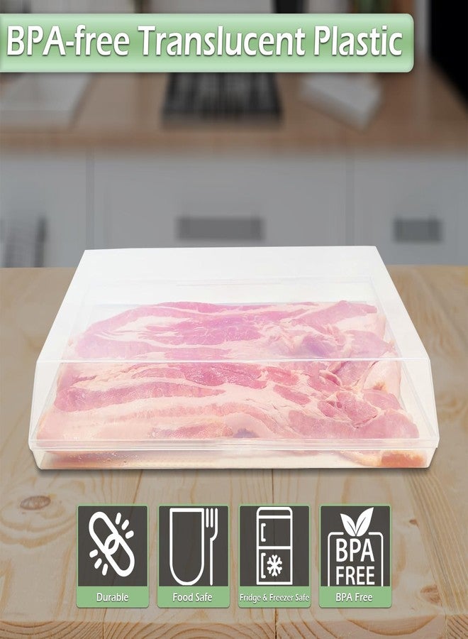 Home-X Bacon Saver - Plastic Airtight Bacon Container - BPA-Free, Dishwasher Safe, Leak-proof Bacon Storage Container for Fridge - Easy to Use Bacon Keeper for Home or Travel - Image 4