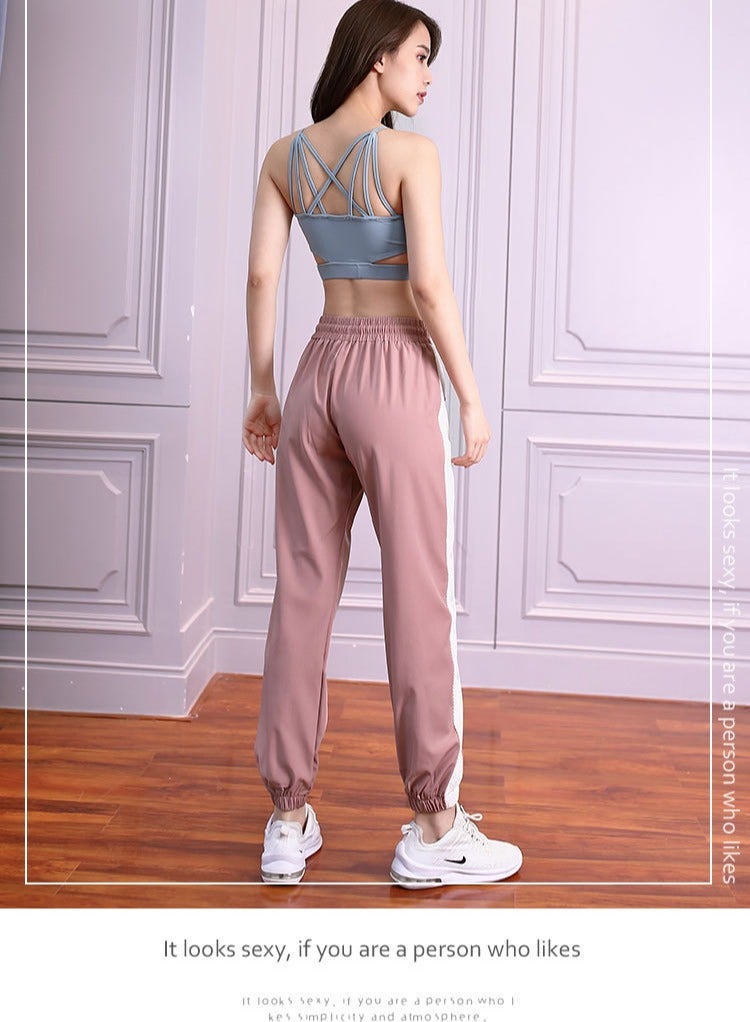 Casual Sports Gym Pants Pink