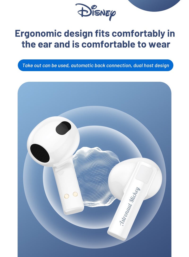 ديزني LK11 سماعة بلوتوث مكبر صوت بلوتوث 5.3 كامل باس رياضي عمر بطارية طويل للغاية الراقية في الأذن الحد من الضوضاء - Image 4
