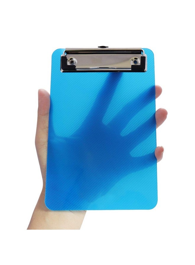 Mity Rain Plastic Colorful Mini Clipboard Pretty Cute Clipboard Memo Size Pocket Clip Boards 4.7X7.3 Inch A6 Clipboards For Classrooms Offices Restaurants Doctor Offices Set Of 5 - Image 4