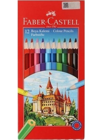 Colored Pencils Full Size 12 Colors