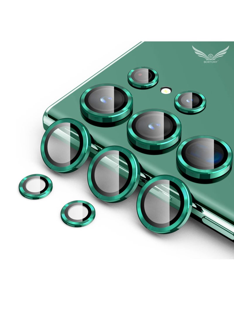 BORTONY Galaxy S23 Ultra Camera Lens Protector Tempered Glass Accessories Aluminum Edge Scratch Resistant Case Friendly for Samsung Galaxy S23 Ultra - Image 1