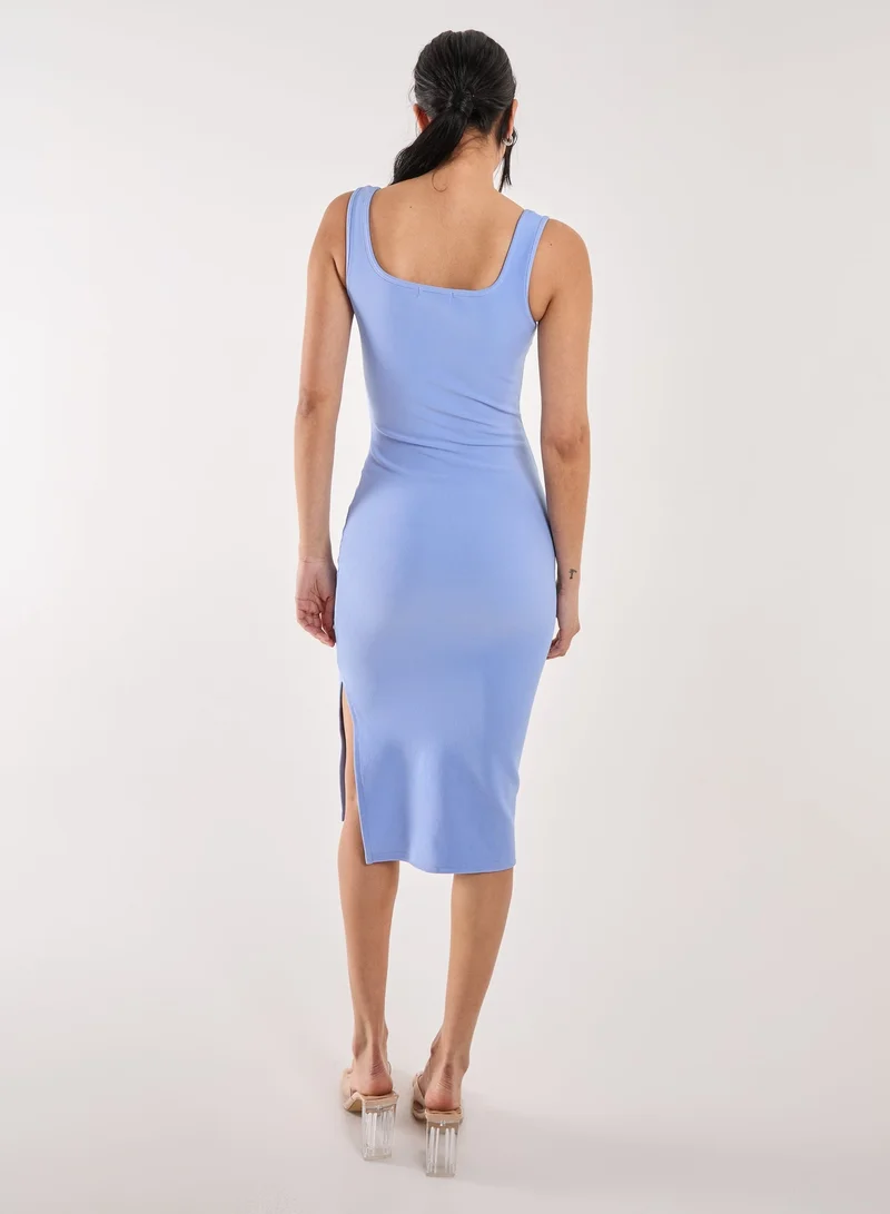 Pink Vanilla Bandage Midi Dress