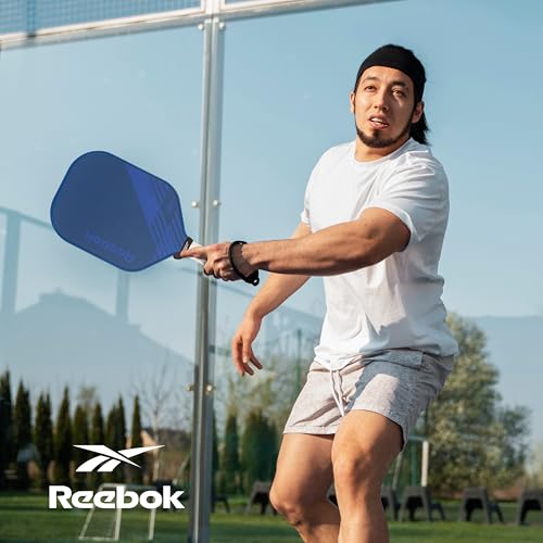 Reebok - Pickleball Set for 2 Players, Fiberglass Power Paddles with 13mm Polypropylene Core, Comfort Grip Handles, Aero Flight Balls, Ideal for Sports and Enthusiasts - Image 5