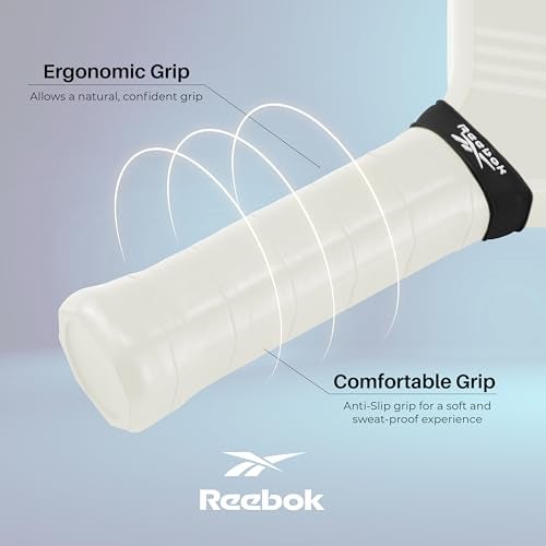 Reebok - Pickleball Set for 2 Players, Fiberglass Power Paddles with 13mm Polypropylene Core, Comfort Grip Handles, Aero Flight Balls, Ideal for Sports and Enthusiasts - Image 4