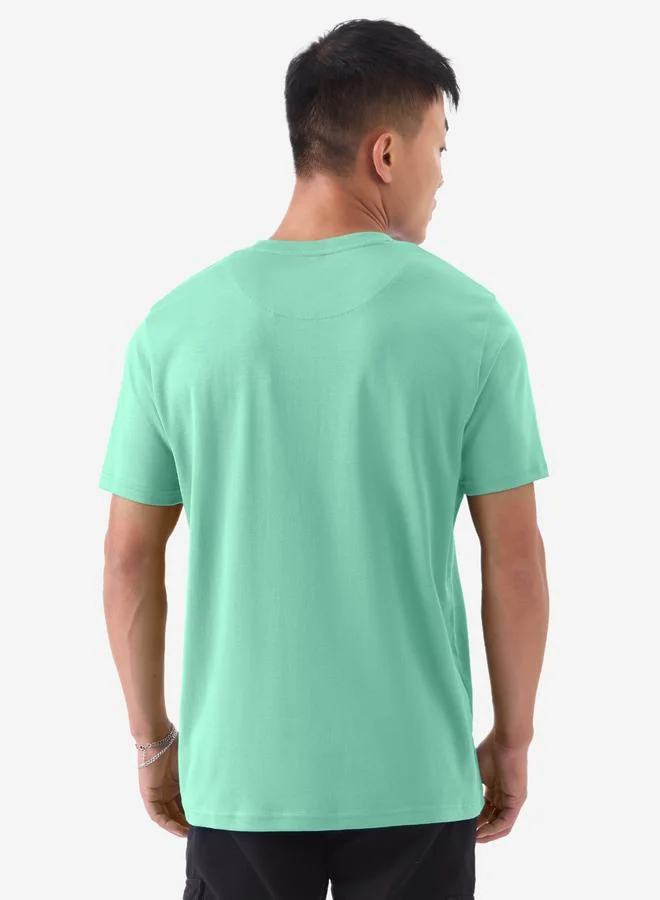 ذا سوليد ستور تيشيرت انترلوك سادة بأكمام قصيرة