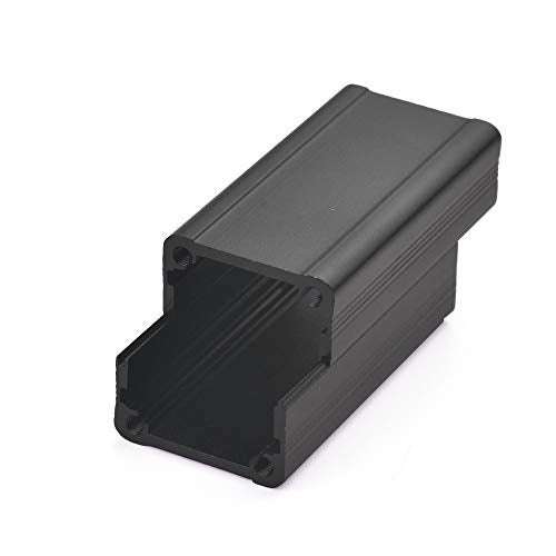 Eightwood Extruded Aluminum Box Electronic Project Enclosure Sliding Extrusion for PCB Board DIY- 1.97 x 0.98 x 0.98 inch (LWH) - Image 2