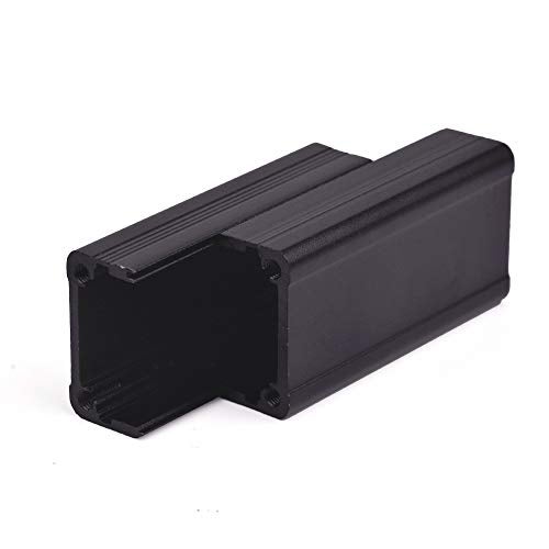 Eightwood Extruded Aluminum Box Electronic Project Enclosure Sliding Extrusion for PCB Board DIY- 1.97 x 0.98 x 0.98 inch (LWH) - Image 3