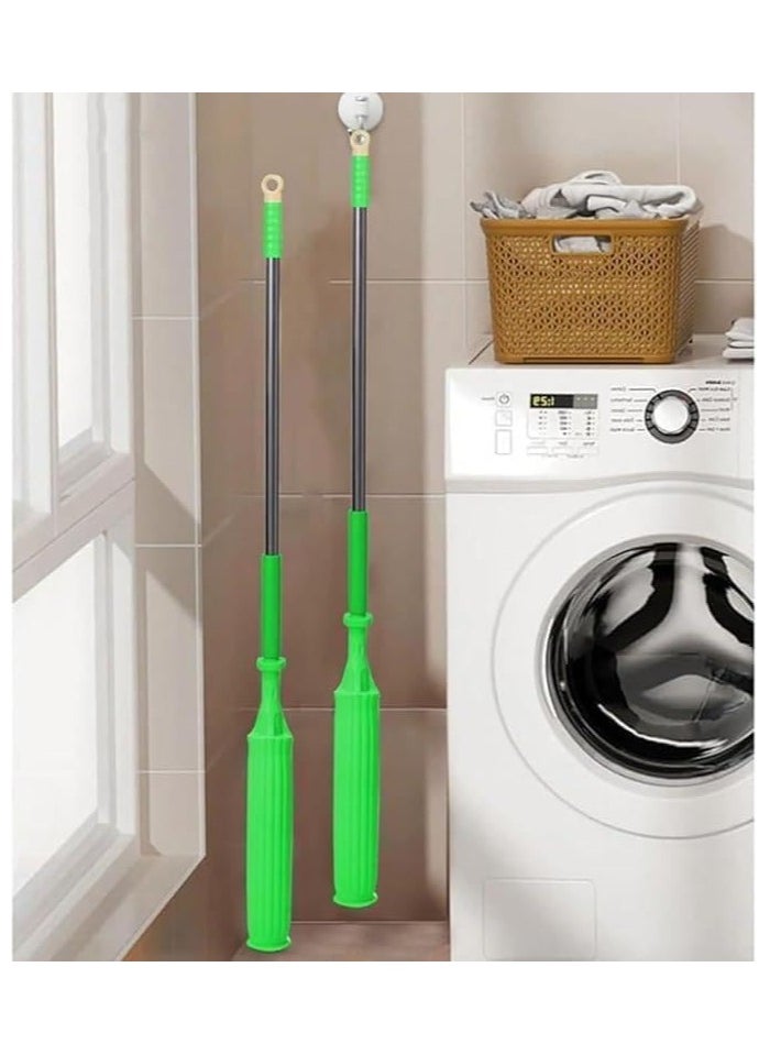 THE PERFECT 2 IN 1 CLEANING SYSTEM Tile Brush: The self-spinning mop features a versatile 360-degree rotating head, designed for cleaning floors, walls, bathrooms and even hard-to-reach areas