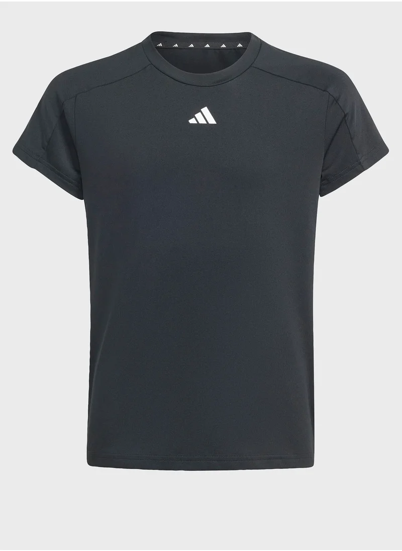 Adidas 3 Stripes Kids Train T-Shirt Set
