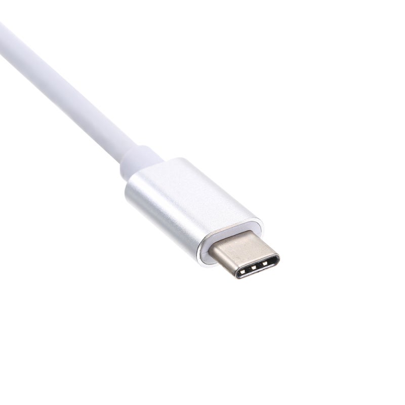 مُحول USB C: من سبائك الألومنيوم الفضية، نقل بسرعة عالية تصل إلى 5 جيجابت في الثانية، تبديد حرارة - محول VGA متوافق على نطاق واسع لاجتماعات الأعمال، الترفيه المنزلي، وربط المشغل - Image 4