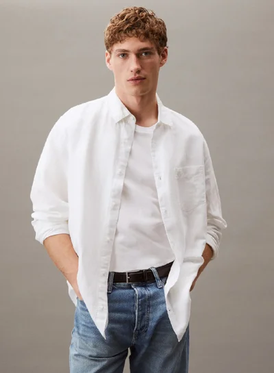CALVIN KLEIN Linen Cotton Shirt