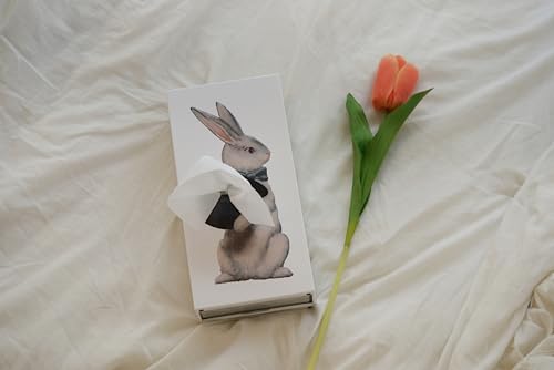 PLAYABLE ART Magic Rabbit Tissue Box - Whimsical Magician Hat Illusion Design from the Creators of Flying Skirt®, Resin Pop Art, Weighted Metal Base, Premium Gifts & Novelty Home Decor by Spextrum - Image 4