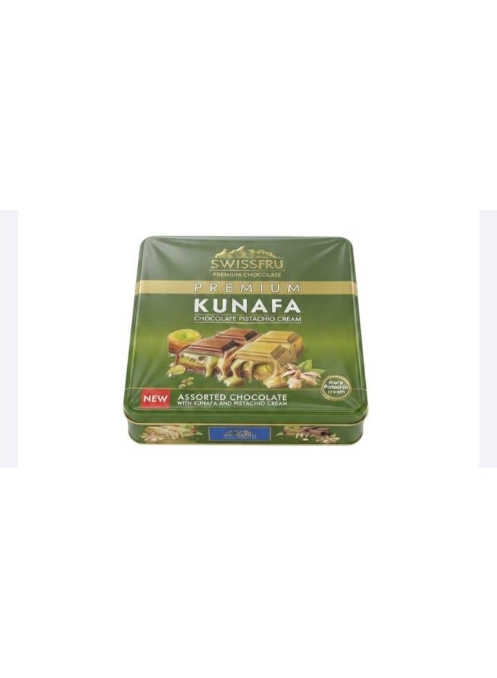 Swiss Fro Kunafa Pistachio Chocolate (White and Milk) 200g