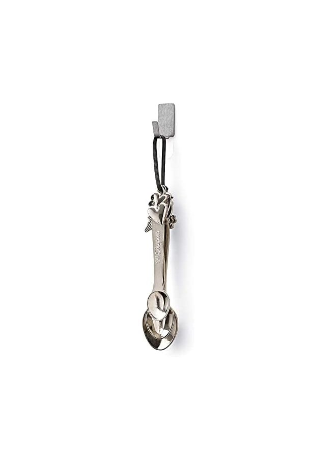 Command Command Stainless Steel Metal Small Hook Silver color, 4 hooks + 5 strips/pack | holds 225 gr. each hook | Organize | Decoration | No Tools | Holds Strongly | Damage-Free Hanging  - Image 4
