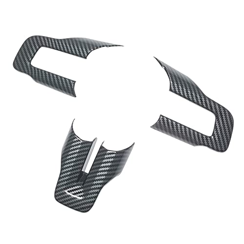 AOKIO for 2015-2020 2021 2022 2023 Ford Mustang Accessories Steering Wheel Molding Trim Kit (Not for 2024+) - Image 2