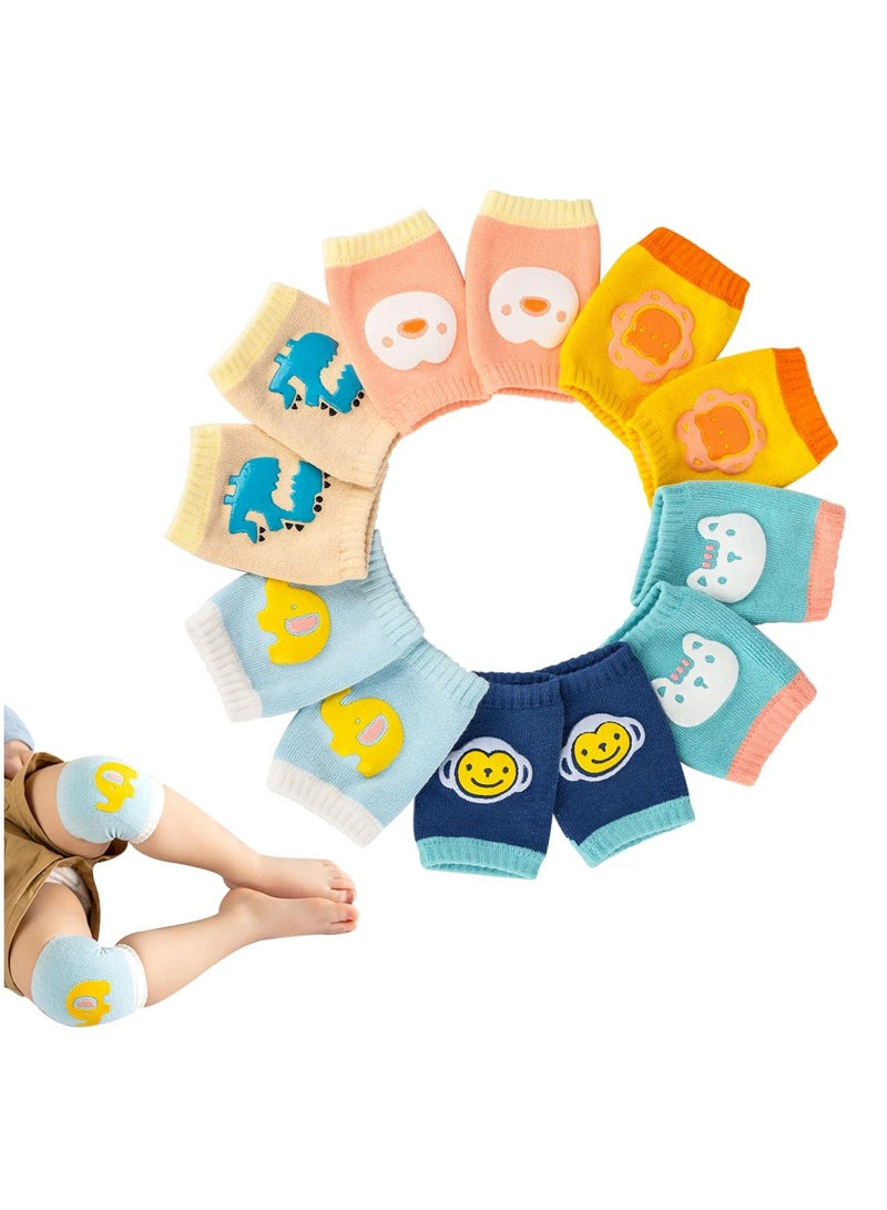 SYOSI Baby Knee Pads for Crawling,6 Pairs Crawling Anti-Slip Knee,Knee Protectors Unisex Babies Girl Boy Infant Toddlers Kneepads - Image 1