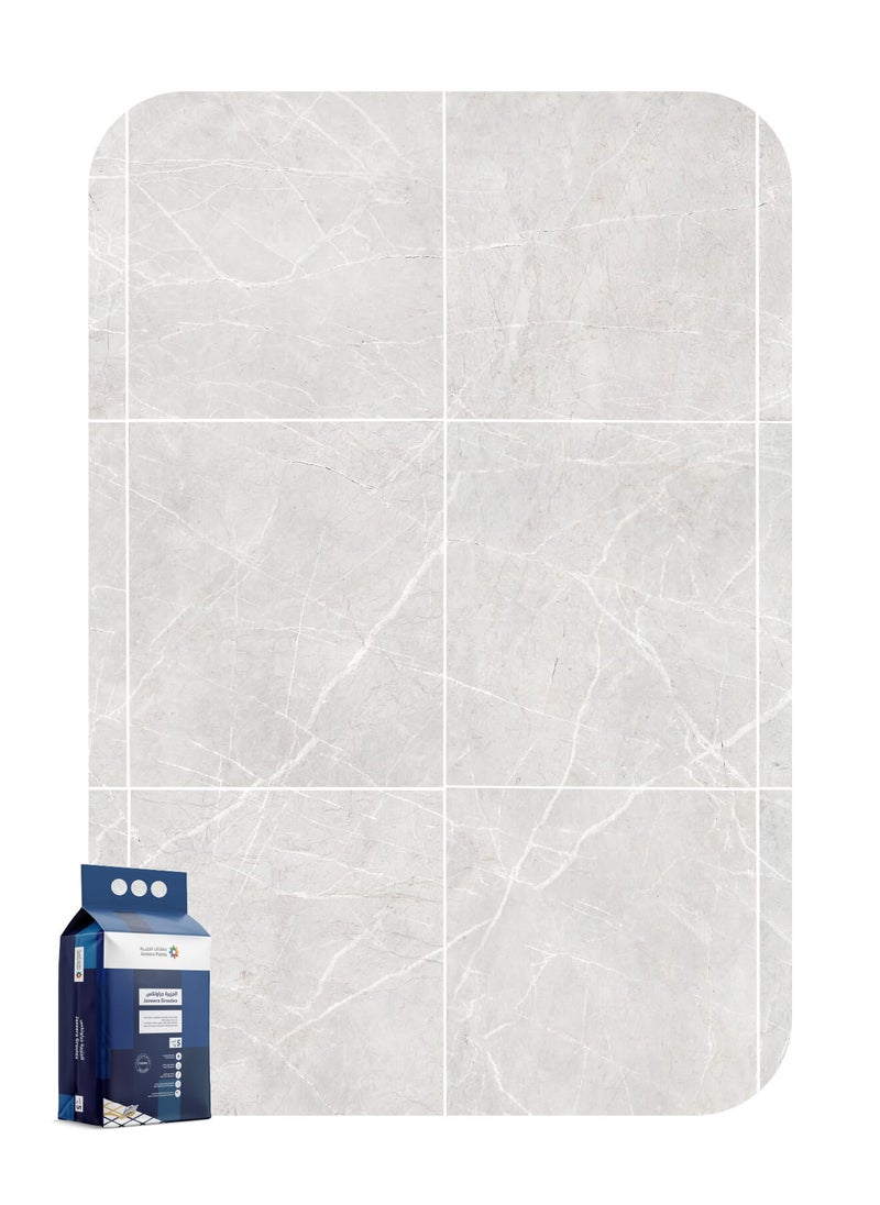 Jazeera Paints - Groutex Cement Grout for All Tiles (color: G12) Package 5kg - Image 1