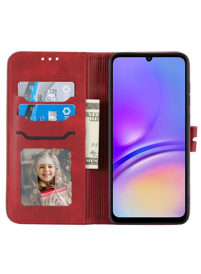 S-TOP Case For Samsung Galaxy A05 Embossed Happy Cat Pattern Flip Leather Phone Case - Image 4