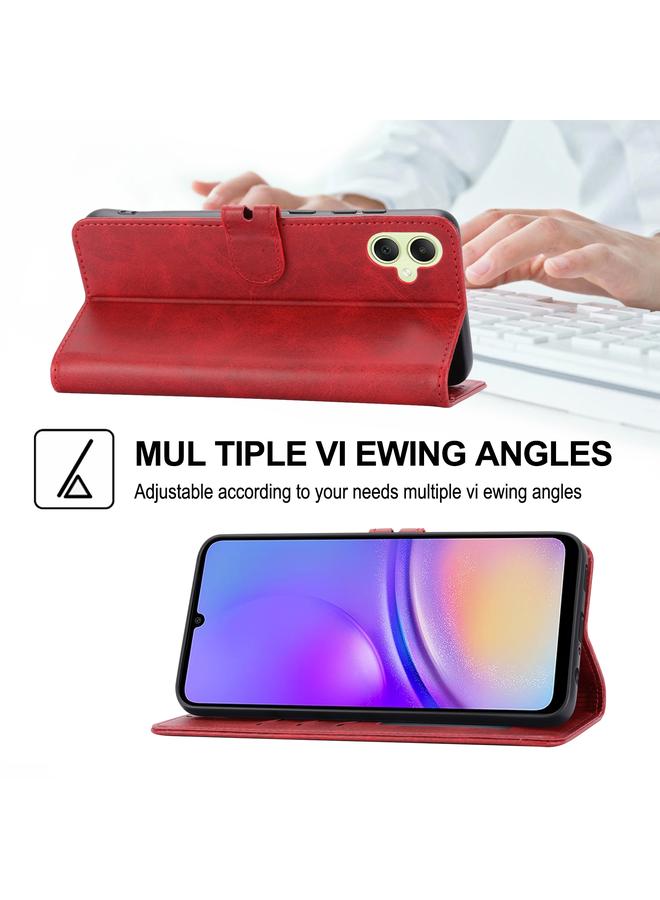 S-TOP Case For Samsung Galaxy A05 Embossed Happy Cat Pattern Flip Leather Phone Case - Image 5