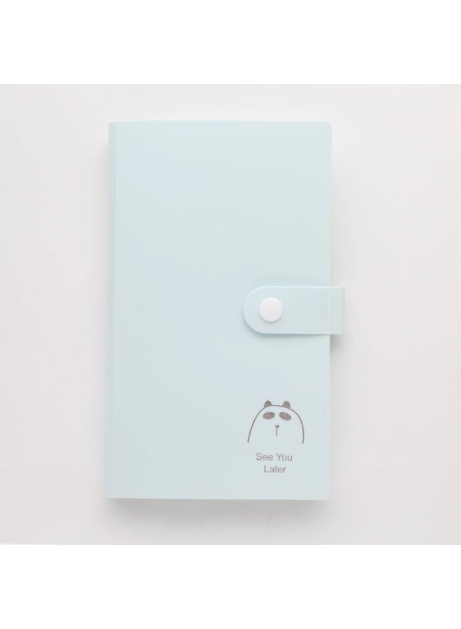 Bock Buckle Business Card Photo Album, Photo Star Chasing Card Bag, Business Card Holder, Ticket Collection Card Storage - Image 1