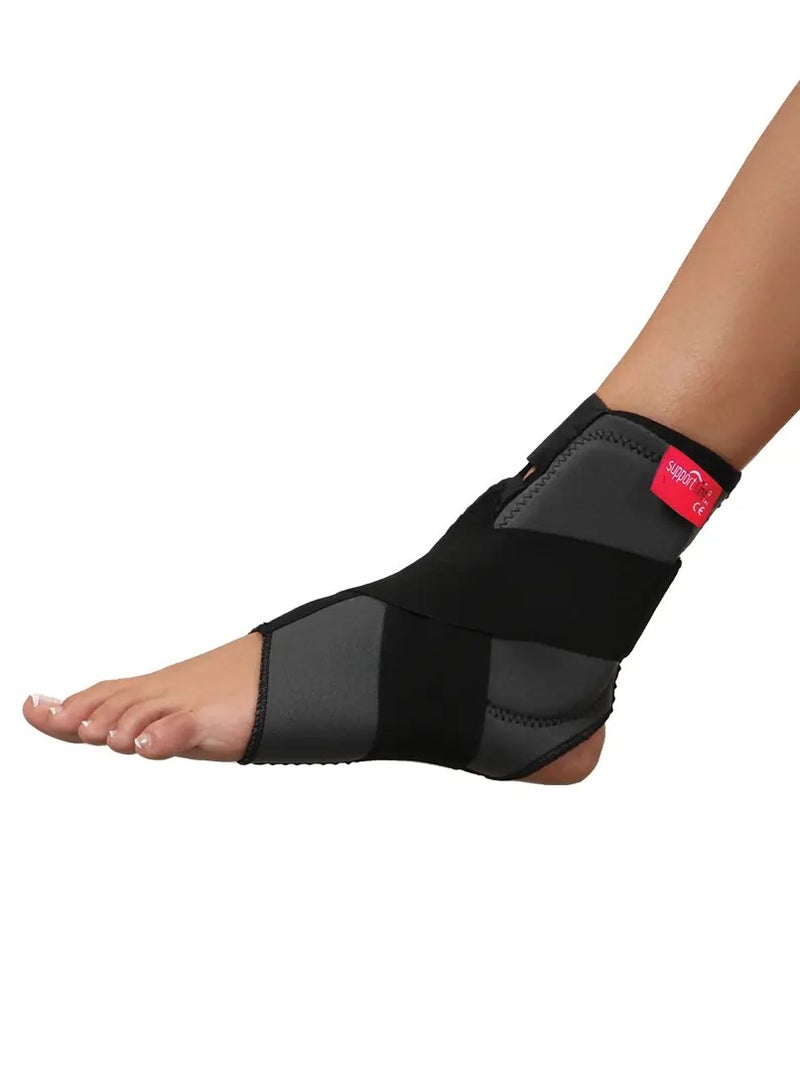 AID PLUS Ankle Stabilizer With Ligament Support (Large) - Advanced Ankle Support For Enhanced Stability And Recovery - Sku: 60050