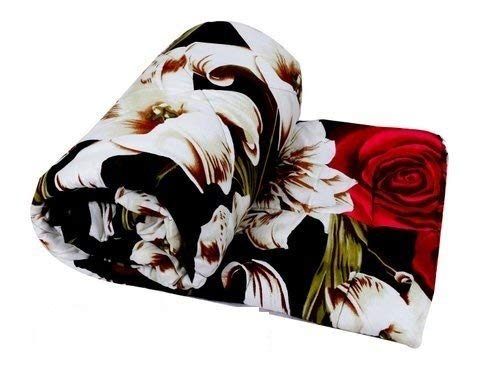 ShopingTrade Microfiber Polycotton Flowers Printed Dohar Double Bed Reversible AC Dohar (Multicolour 4)