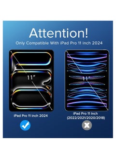 Digipace 2 Pack Tempered Glass Screen Protector for New iPad Pro 11-Inch  M4 2024, 5th Gen, HD Clear 9H Hardness Screen Guard  - Image 2