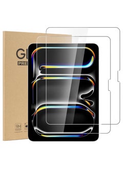 Digipace 2 Pack Tempered Glass Screen Protector for New iPad Pro 11-Inch  M4 2024, 5th Gen, HD Clear 9H Hardness Screen Guard  - Image 1