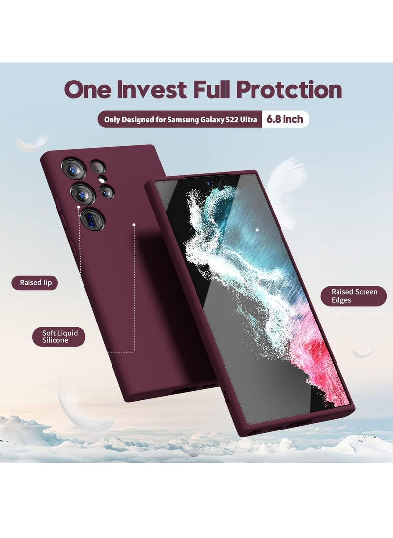 Houmt - Samsung Galaxy S24 Ultra Case Soft Silicone Gel Rubber Anti Scratch S24 Ultra Cover Shockproof with Inside Microfiber Lining Protective Case for Samsung Galaxy S24 Ultra 6.7" - Image 1