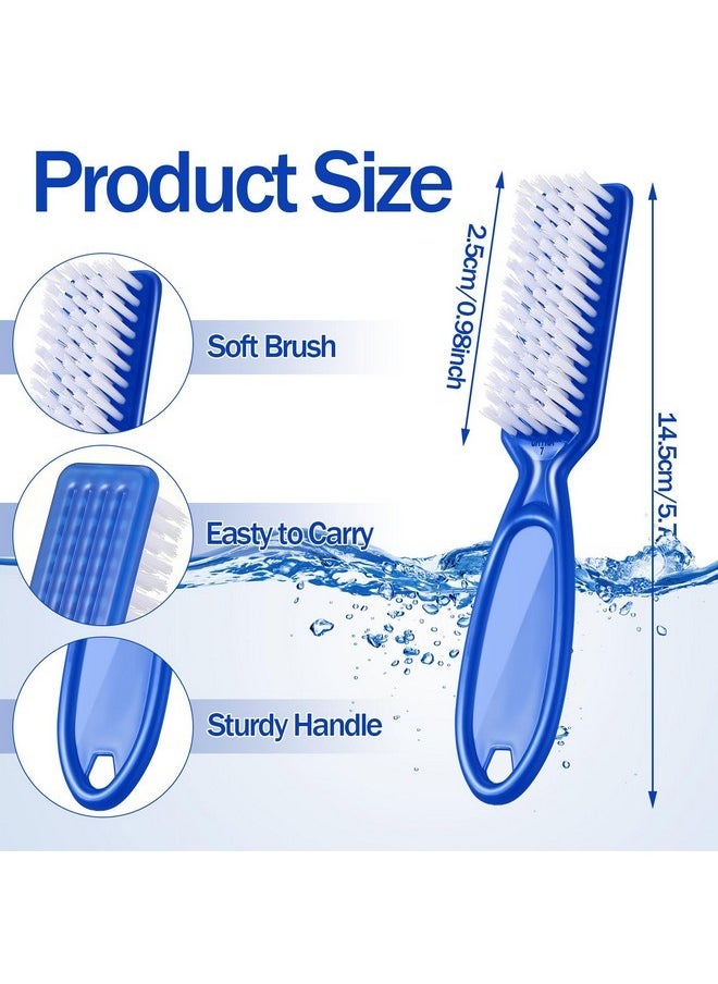 Mifoci 120 Pcs Handle Grip Nail Brush For Cleaning Fingernails Cleaner Nail Scrub Cleaning Brush Bulk Hand Cleaning Brushes Soft Stiff Bristles Pedicure Manicure Tools For Nail And Toe (Cute Color)  - Image 2