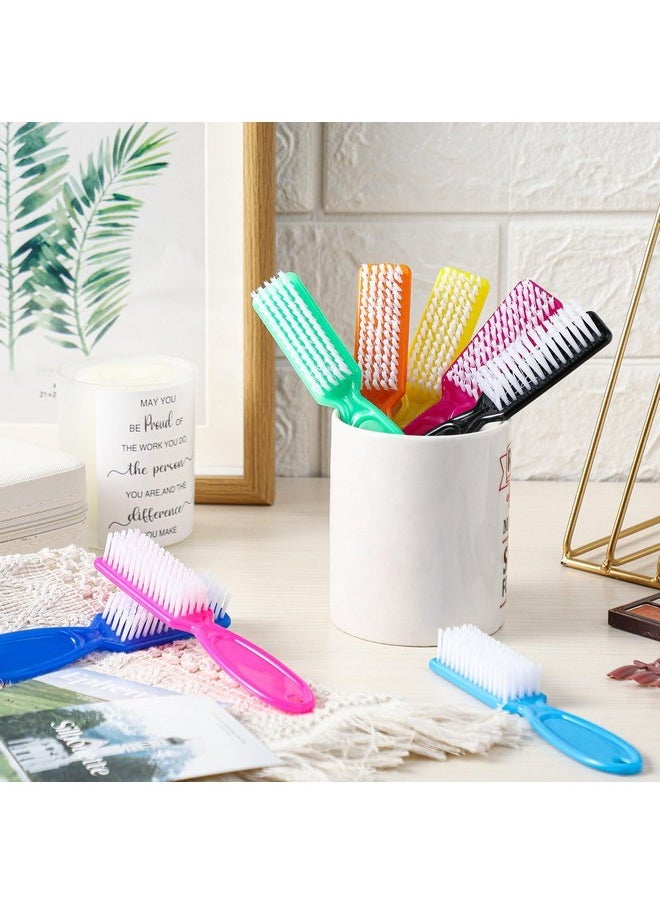 Mifoci 120 Pcs Handle Grip Nail Brush For Cleaning Fingernails Cleaner Nail Scrub Cleaning Brush Bulk Hand Cleaning Brushes Soft Stiff Bristles Pedicure Manicure Tools For Nail And Toe (Cute Color)  - Image 4