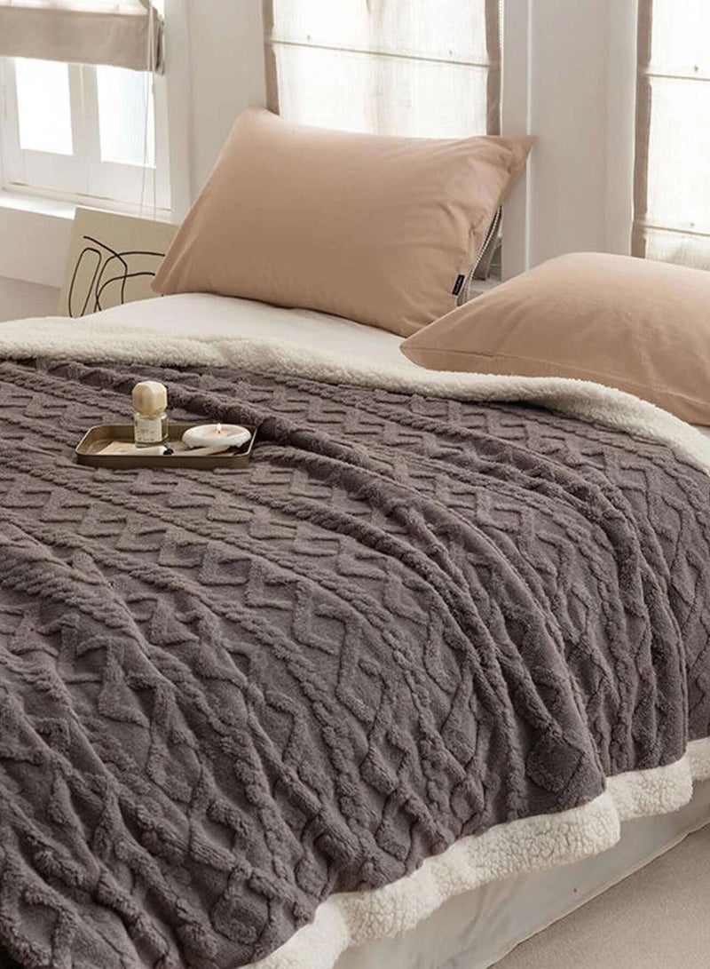 DubaiGallery Teddy Bear Bedding Set,Microfibre Duvet Set,Autumn And Winter 3d Three-Dimensional Plush Duvet Cover, Quilt Cover And Blanket Dual-Use, For Mother, Friend, Daughter, Colleague - Image 3