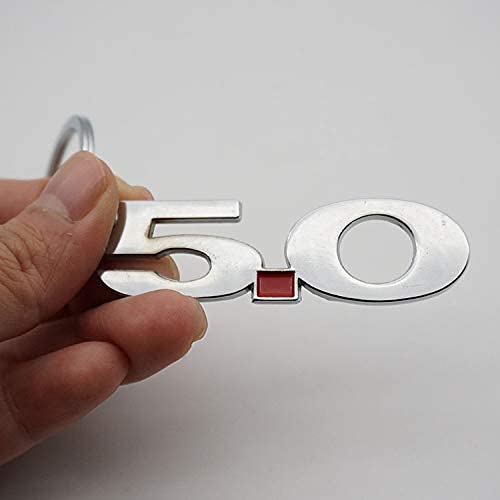 EmbRoom 5.0 Car Keychain Key Ring Replacement for 2011~2014 Mustang GT 500 Cobra (Chrome Red) - Image 4