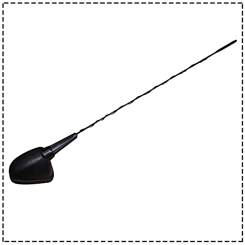 Auto Pearl - APA200 Vehicle Roof Mount Rubber Antenna Mast Flexible Car Antenna with Anti-Theft Design and Car Wash Safe - Black -Punto - Image 2