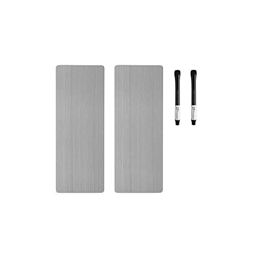 Three by Three Seattle enLister™ 4x11 Dry-Erase Magnetic Board with Dry Erase Marker: Chic Magnetic Organizer for Your Lists, 2 Pack with 2 Markers - Image 1
