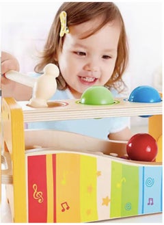 Kids Toys 6 Piece Pound and Tap Bench Multifunctional Musical Instrument Toy Set for Kids 30 x 15 x 18 cm  - Image 3