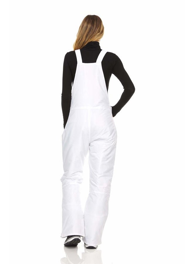 Arctic Quest Womens Ski Snow Bibs Pants Insulated Water Resistant Overalls Snowboarding Winter Waterproof Pants Women, White, 3X - Image 4