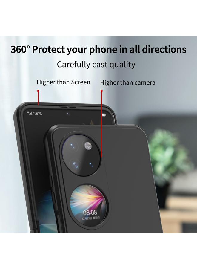 زبون جراب لهاتف Huawei P50 مزود بحلقة جيب وحافظة هاتف كمبيوتر شخصي - Image 3