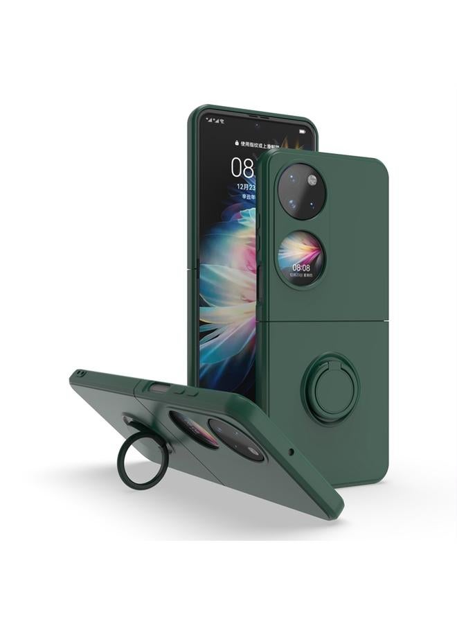 زبون جراب لهاتف Huawei P50 مزود بحلقة جيب وحافظة هاتف كمبيوتر شخصي - Image 1