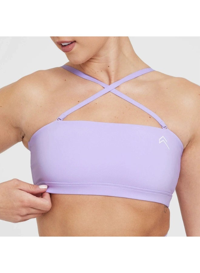 Oner Women's High-Elastic Quick-Dry Sports Gym Tank Top - Bustier Design