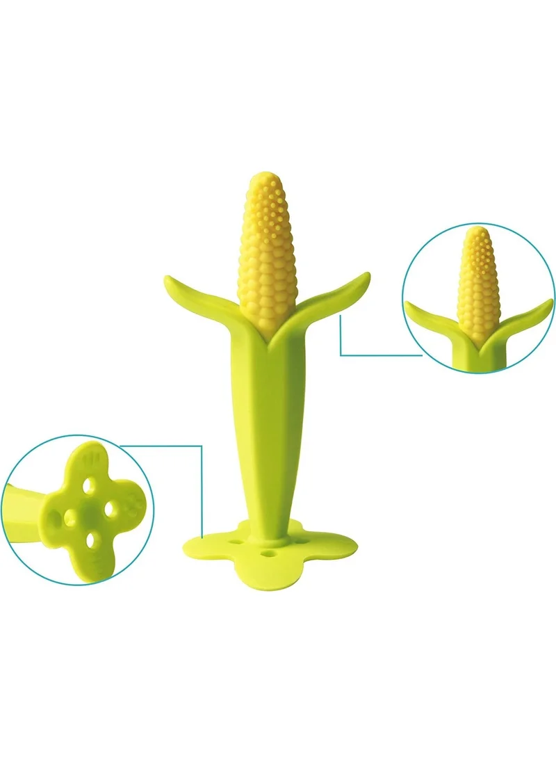 Mor Bebe Corn Baby Teether Toothbrush