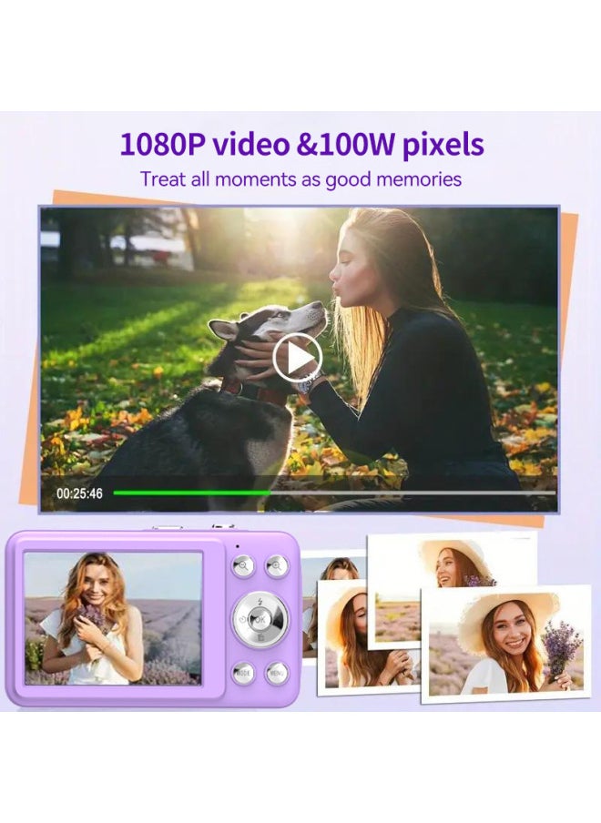 Q3 HD CCD Mini Digital Student Camera Children Photo SLR Multifunctional Retro-Color:Sky Blue  - Image 1