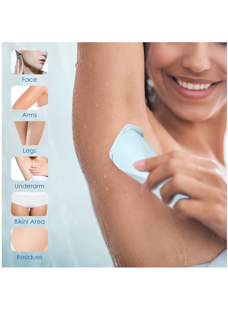 Electric Razors for Women Electric Shaver for Arm Face Legs Underarm IPX7 Cordless Bikini Trimmer with Detachable Head - Image 5