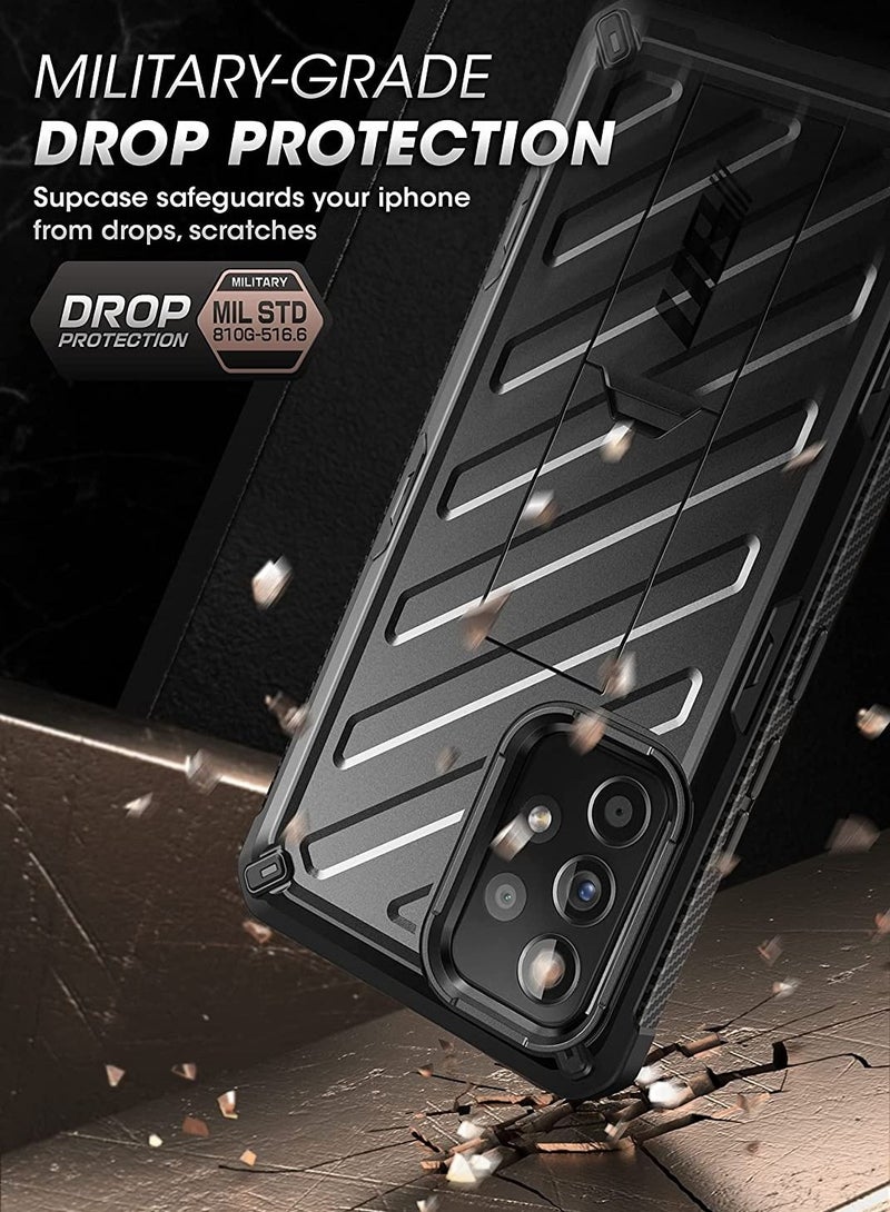 SupCase Unicorn Beetle Series Case for Samsung Galaxy A53 5G (2022), Slim Rugged Shockproof Protective Case with Built-in Kickstand (Black) - Image 2